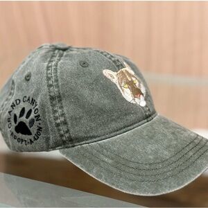 Embroidered Cougar Patch Washed Green Baseball Cap (Grand Canyon)